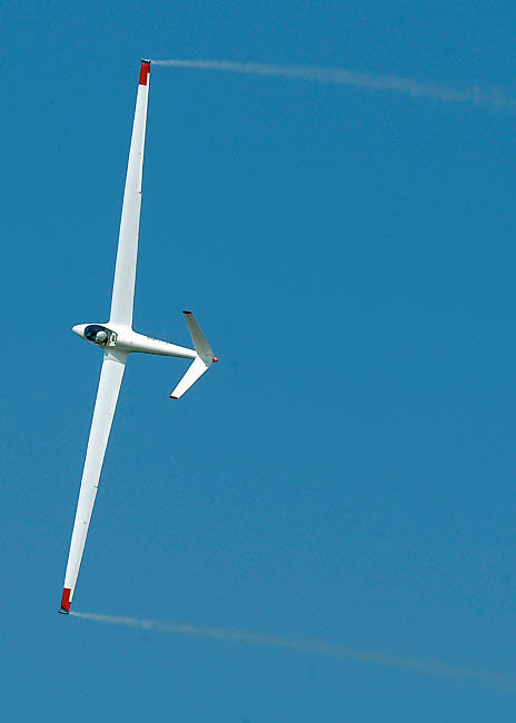 Sailplane Glider at the 2007 Naval Air Station Oceana Air Show Fine Art Print by Stocktrek Images