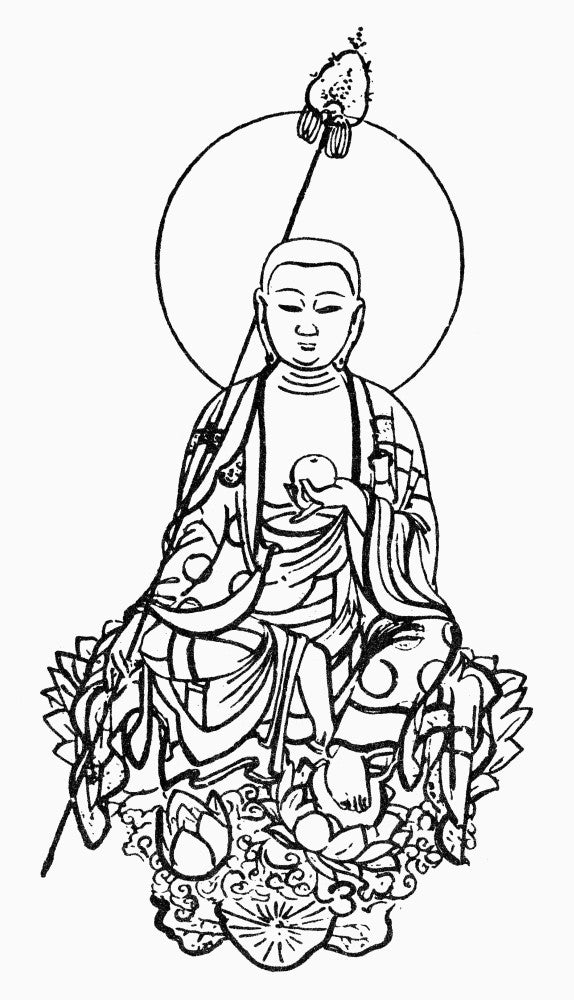 Bodhisattva Jizo Fine Art Print - Guardian of the Soul | Posterazzi