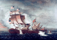 Battle of Constitution & Guerriere Fine Art Print by Thomas Birch
