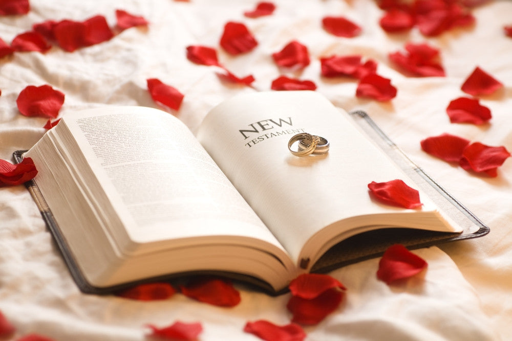 Rings on the Bible Fine Art Print by Chris and Kate Knorr