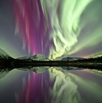 Northern Lights Over a Tranquil Lake in Yukon, Canada - Fine Art Print by Jonathan Tucker