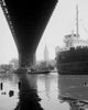 Kinky Cuyahoga River Poster Print Featuring Terminal Tower in Cleveland