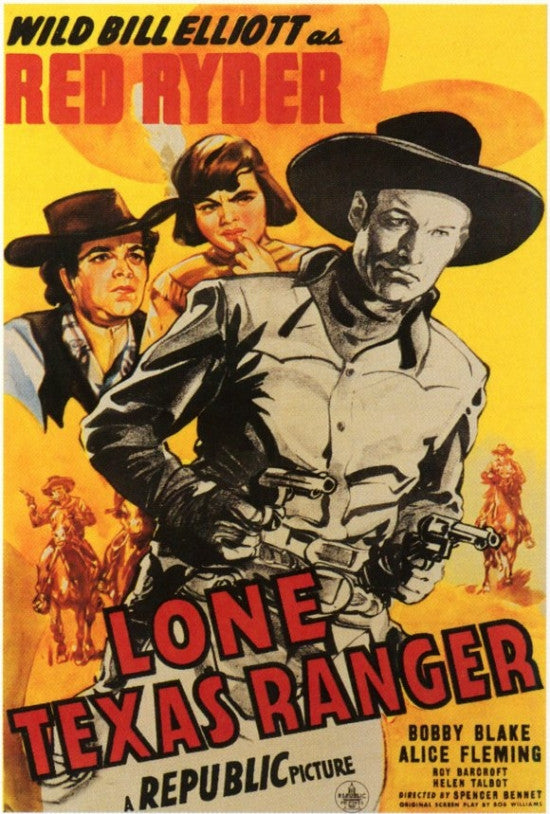 Lone Texas Ranger Movie Poster Print | 27x40 | Posterazzi