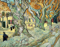 Van Gogh The Road Menders Fine Art Print by Vincent Van Gogh