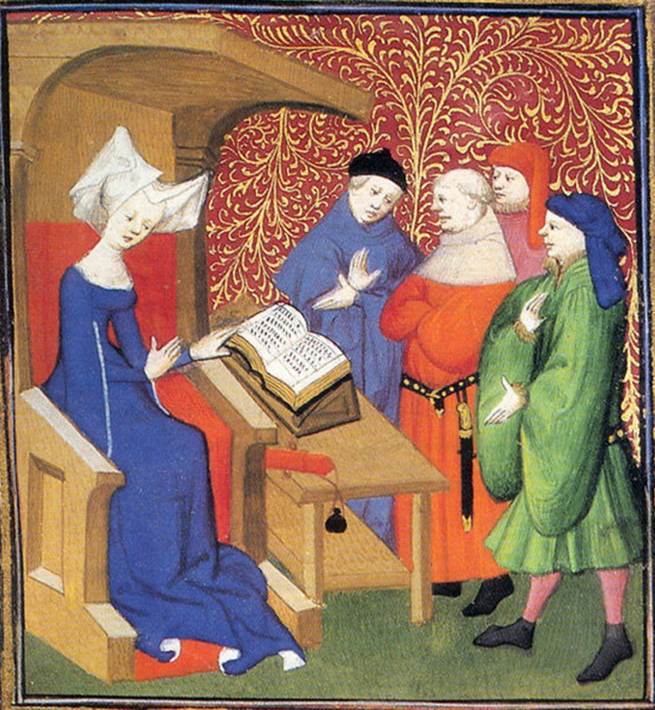 Christine de Pizan Fine Art Print - Italian Author | Posterazzi