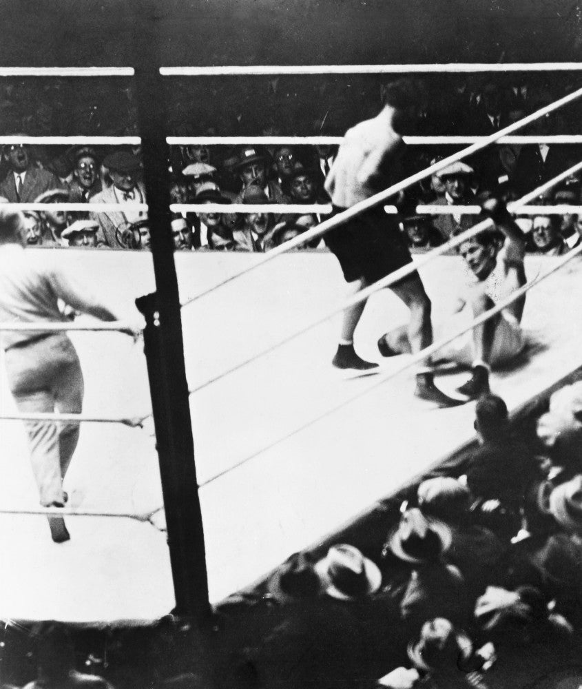 Jack Dempsey vs. Gene Tunney Championship Bout Poster Print