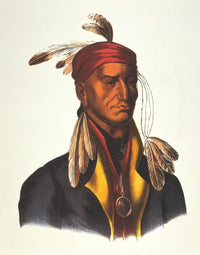 Shingaba W'Ossin: Lithograph of a Chippewa Chief by James Otto Lewis