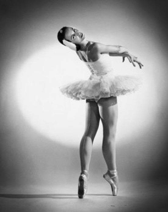 Elegant Ballerina Dance Poster Print - Rear View