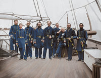 Admiral John A. Dahlgren and Officers Fine Art Print | Stocktrek Images