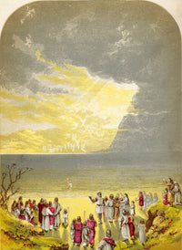 Christian Crossing the River Fine Art Print by A.F. Lydon