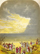 Christian Crossing the River Fine Art Print by A.F. Lydon