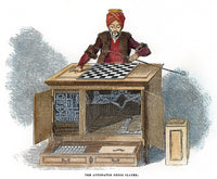Chess Automaton Art Print - 'The Turk' by Wolfgang Von Kempelen