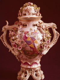 Vase Bow Porcelain Fine Art Print - 1760 UK London Museum