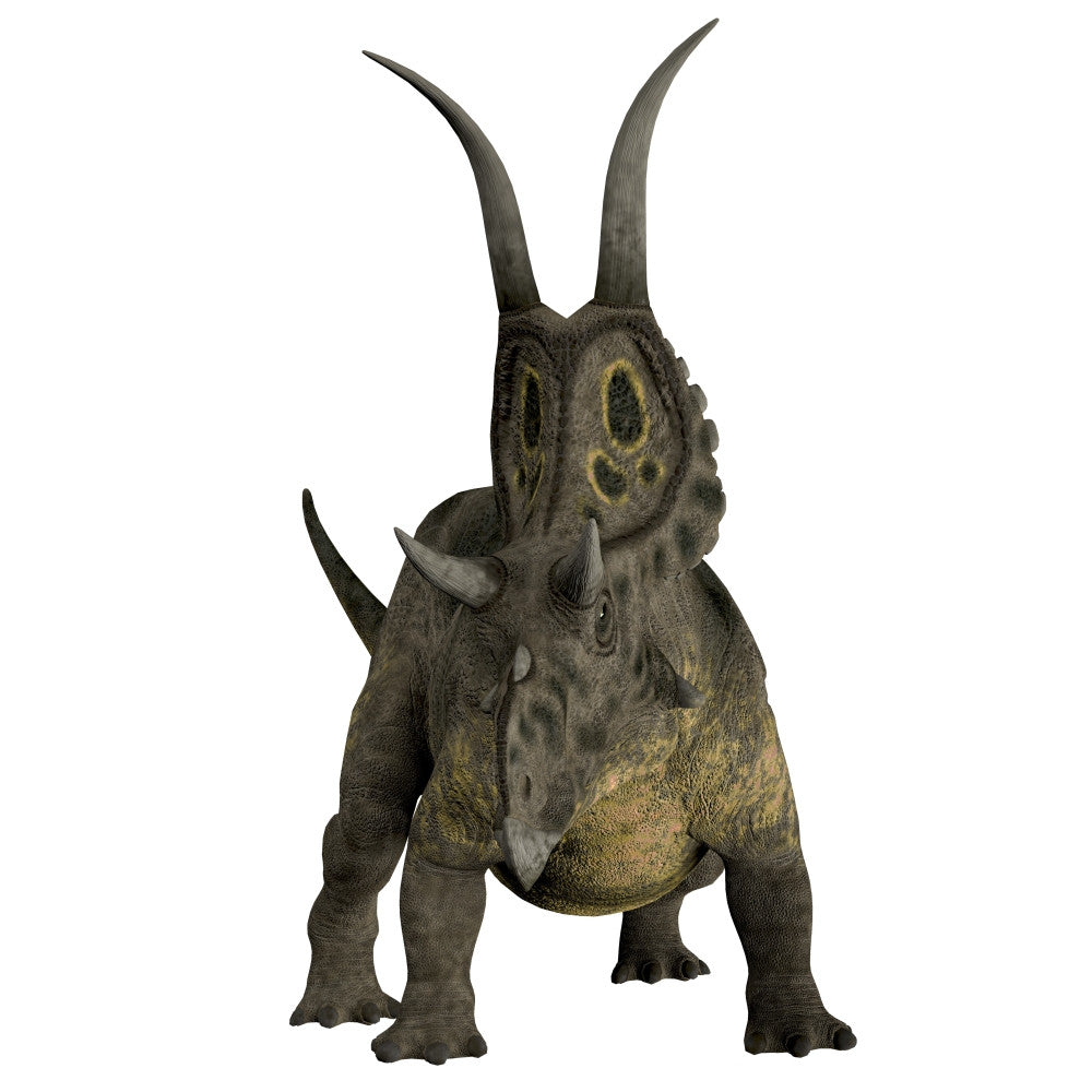 Diabloceratops Dinosaur Fine Art Print - Cretaceous Period