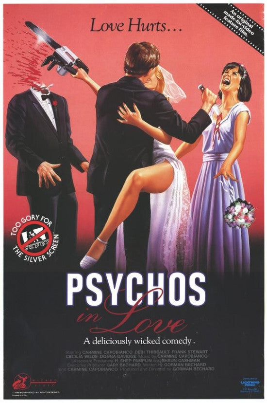 Psychos in Love Movie Poster Print (27x40) - Pop Culture Graphics