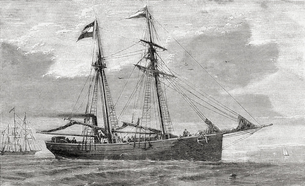 The Germania: Second German North Polar Expedition Print - 1875
