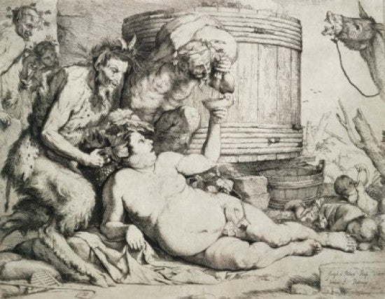 Drunken Silenus Fine Art Print by Jusepe De Ribera (1591-1652)