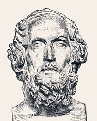 Homer Fine Art Print - Ancient Greek Epic Poet by Ken Welsh