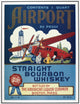 Airport Whiskey Label Fine Art Print from the 1940s by Granger Collection