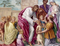 Jesus and the Children Fine Art Print by Julius Schnorr von Carolsfeld