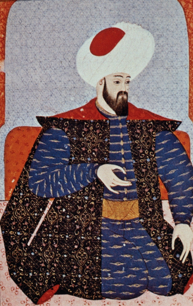 Osman I: Founder of the Ottoman Empire - Traditional Turkish Miniature Fine Art Print