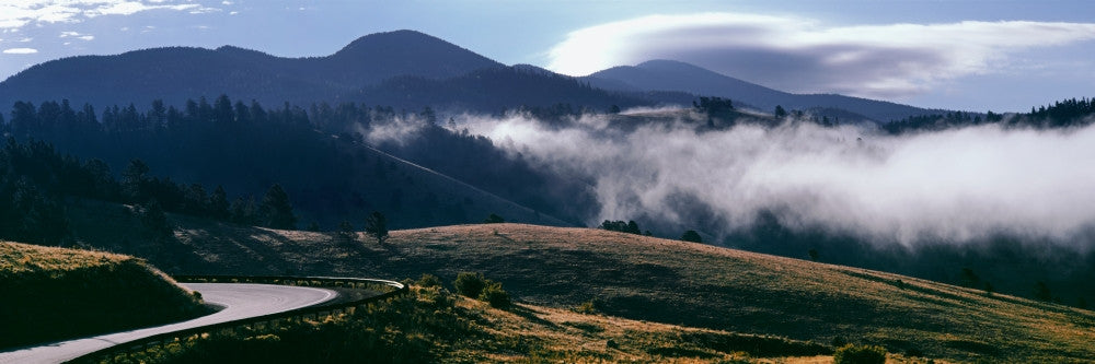 Dissipating Fog Over Eagle Nest Lake State Park Fine Art Print