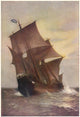 The Mayflower Fine Art Print: Transporting Pilgrim Fathers
