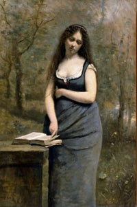 Velleda Fine Art Print by Jean Baptiste Camille Corot