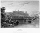 Rome: Aventine Hill Steel Engraving Print by Edward Finden