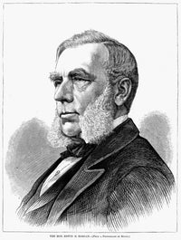 Edwin Denison Morgan Wood Engraving Poster Print by Granger Collection