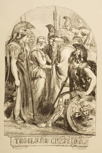 Troilus & Cressida Illustration Fine Art Print from 1890