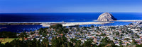 Elevated View of Morro Bay Waterfront Fine Art Print