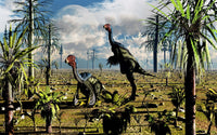 Caudipteryx Feathered Dinosaurs Fine Art Print
