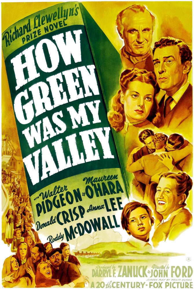 How Green Was My Valley Movie Poster Fine Art Print