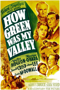 How Green Was My Valley Movie Poster Fine Art Print