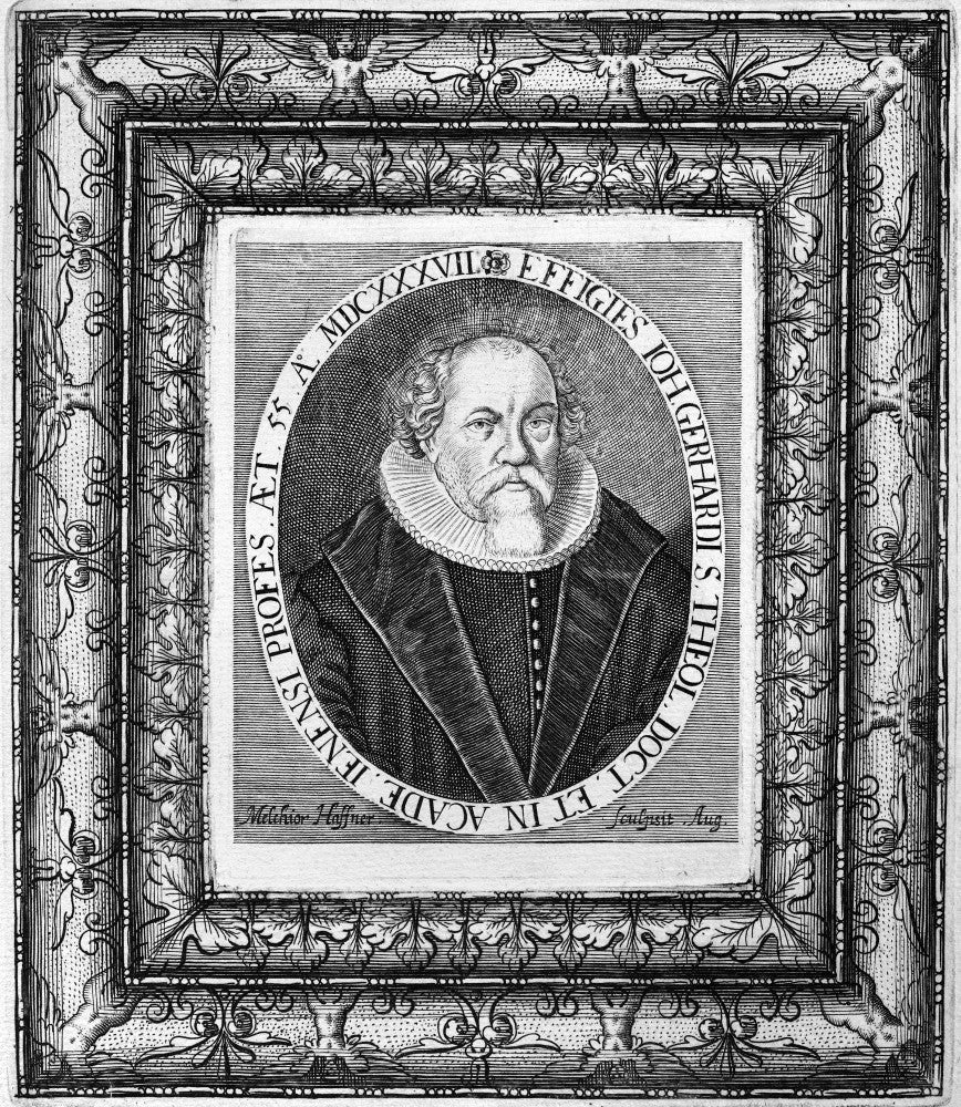Johann Gerhard Copper Engraving Fine Art Print - Late 17th Century