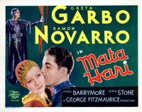 Mata Hari Movie Poster Fine Art Print Featuring Greta Garbo & Ramon Novarro (1931)