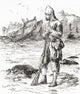 Robinson Crusoe Desert Island Fine Art Print - 1908 Edition
