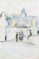 Gauguin: The Bridge at Pont-Aven Fine Art Print by Granger Collection