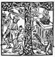 Sacrifice of Abraham Fine Art Print - Woodcut from Lyon Missal