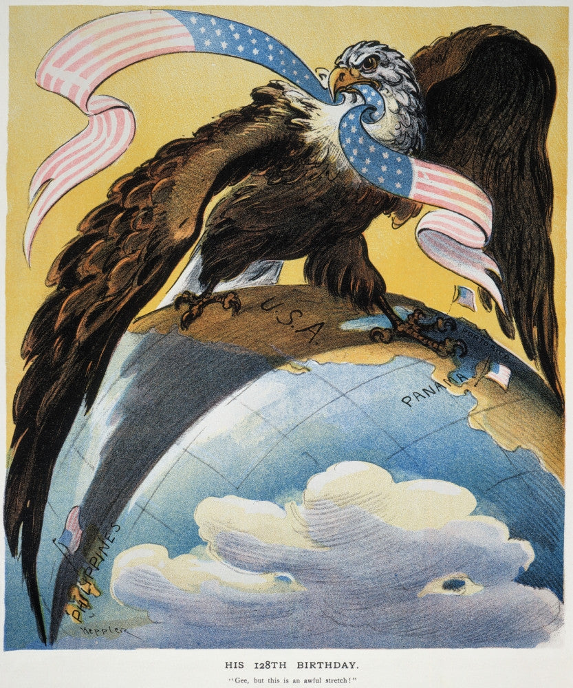 American Imperialism 1904 Fine Art Print by Joseph Keppler Jr.
