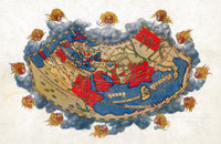 Ptolemy's 2nd Century World Map Fine Art Print by Science Source