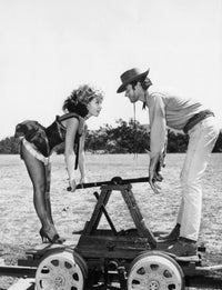 Barbara Eden Railroad Photo Print - Multiple Sizes Available