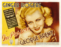 In Person Ginger Rogers 1935 Movie Poster Fine Art Print