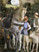 Camera degli Sposi Fresco Print - Grooms with Horse & Dogs