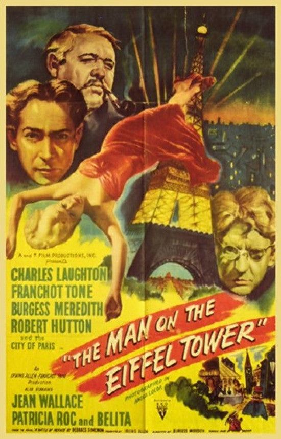 The Man on the Eiffel Tower Movie Poster 11x17