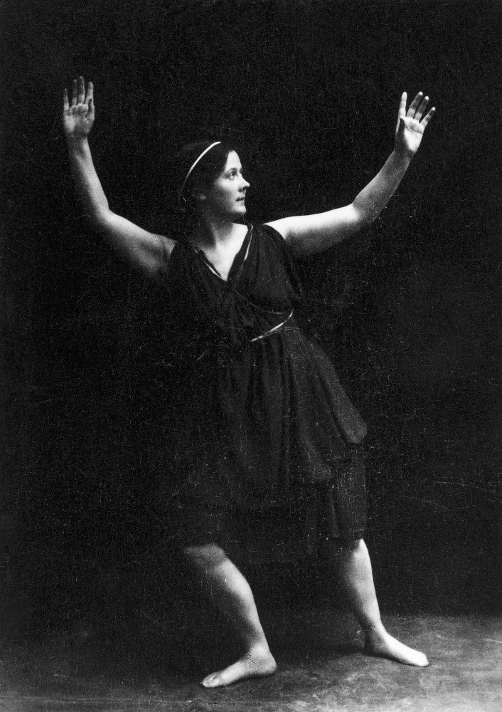 Isadora Duncan American Dancer Fine Art Print - 1904 Photograph