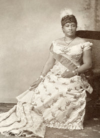 Lydia Kamekeha Liliuokalani Poster Print - Queen of Hawaii (1892)