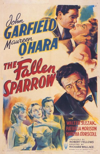 The Fallen Sparrow Movie Poster - 11x17 Print