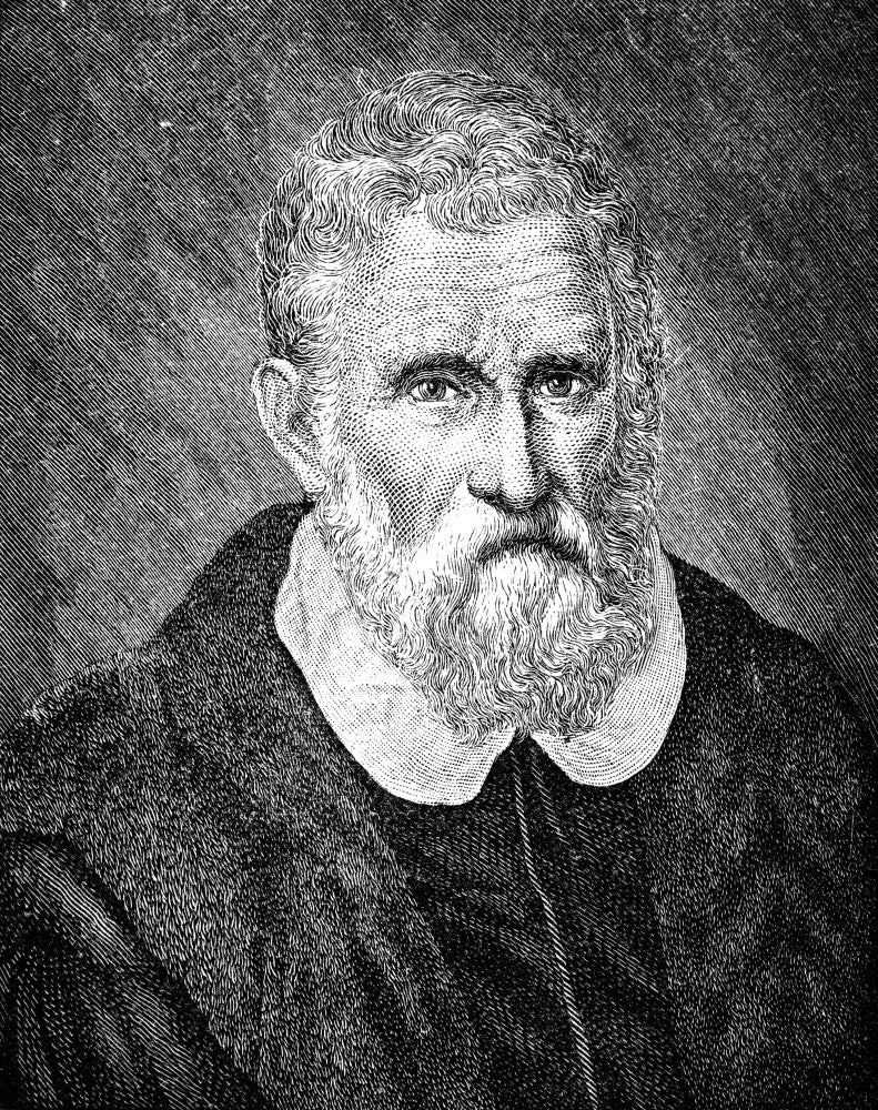 Marco Polo Italian Traveler Wood Engraving Fine Art Print - 19th Century